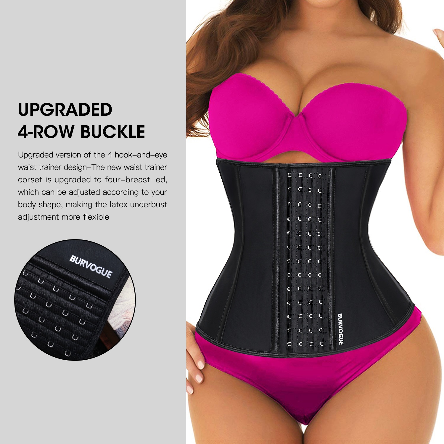 Waist Trainer for Women Seamless Invisible Latex Corset Wrap Under Clothes  Long Torso Plus Size Stomach Tummy Shapwear Fat Burn - AliExpress
