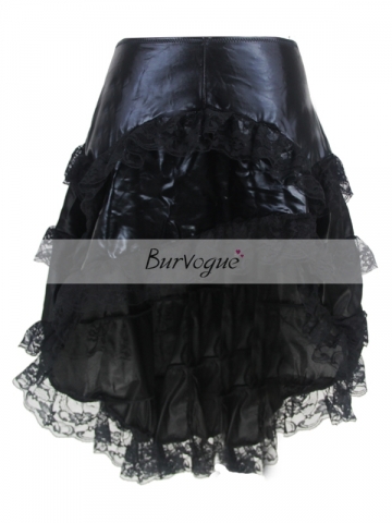 Beautiful Lace Trim Skirt Corset TUTU Dress With Zipper