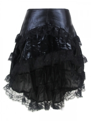 Beautiful Lace Trim Skirt Corset TUTU Dress With Zipper
